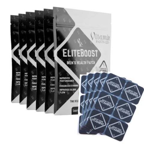 EliteBoost Men's Patch 24-hour support for stamina and performance